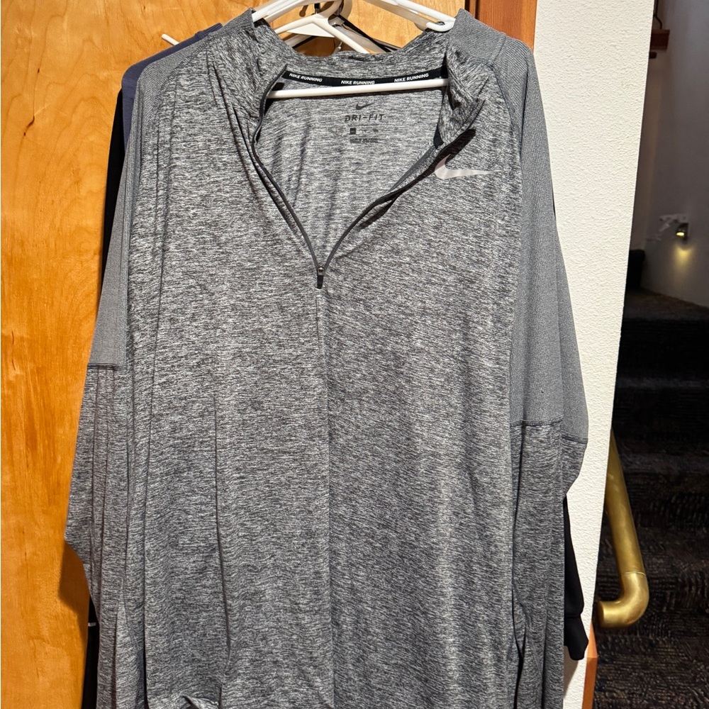 Nike Dri-FIT Gray Running Top